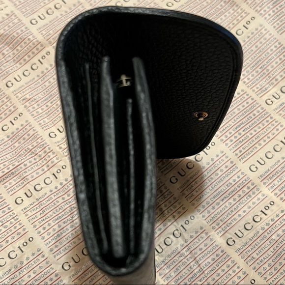 NEW Authentic RARE Gucci Marmont Large/Long Continental Leather Wallet - Picture 10 of 16